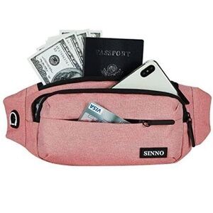 Sinno Travel Large Crossbody Fanny Travel Pack